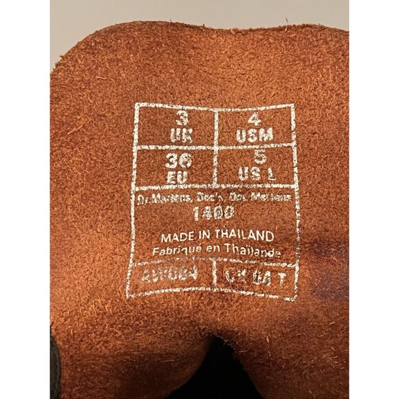 Dr. Martens Classic Boots 1460 Size 5 Cherry Red Leather 8-eye Lace Combat Doc - Picture 11 of 13